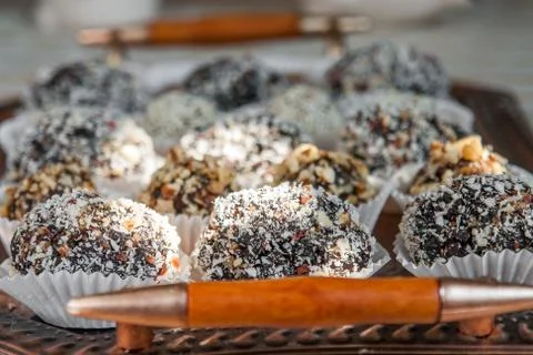 Homemade sweets Stock Photos