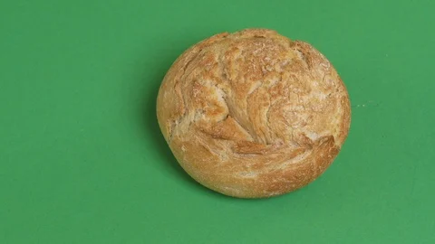 Homemade tasty bread Stock Footage 103045718