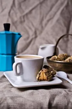 Homemade triangular candy Stock Photos