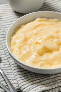 Homemade Vanilla Tapioca Pudding Stock Photos