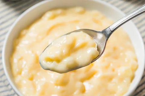 Homemade Vanilla Tapioca Pudding Stock Photos