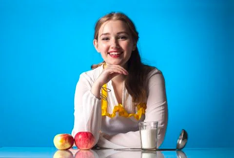Homemaker in kitchen Stock Photos