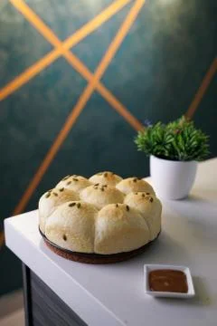 Homenade Butter bun Stock Photos