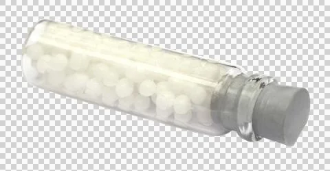Homeopathic globules Stock Photos