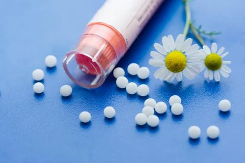 Homeopathic medication 스톡 사진