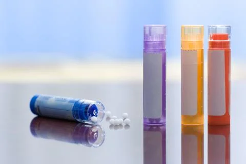 Homeopathic medication Stock-Fotos