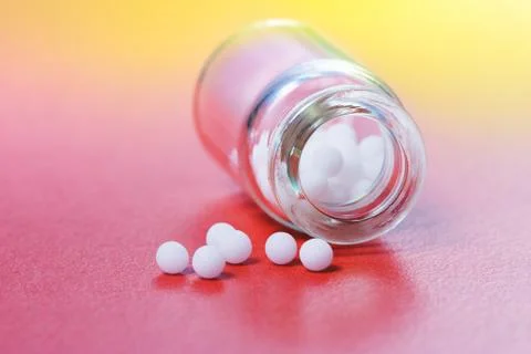 Homeopathic medication Stock Photos