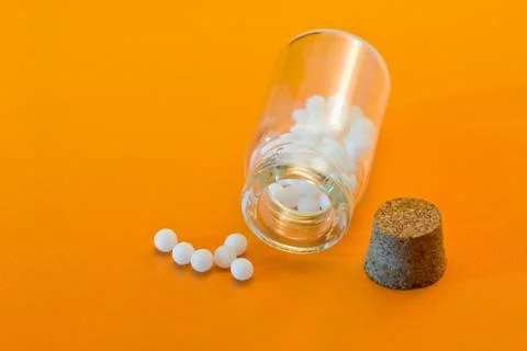 Homeopathic medication 스톡 사진