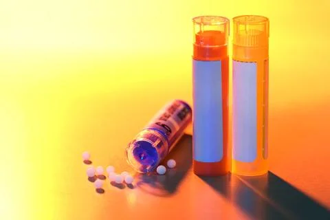 Homeopathic medication Foto stock