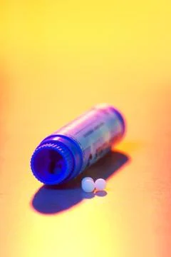 Homeopathic medication Stock Photos