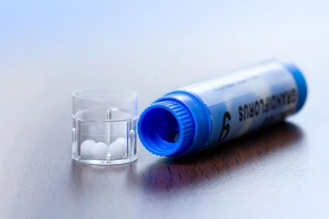 Homeopathic medication 스톡 사진