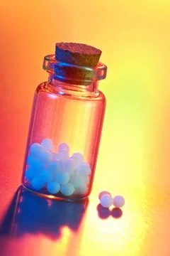 Homeopathic medication Stock-Fotos
