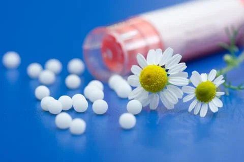 Homeopathic medication Stock Photos