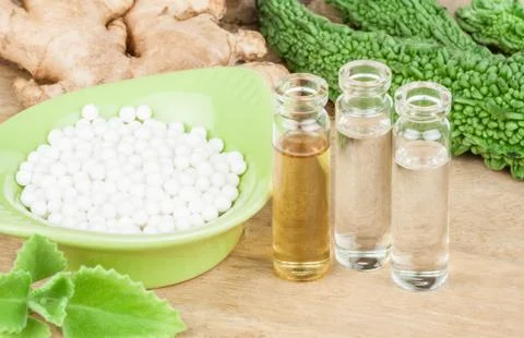 Homeopathy Concept Foto stock