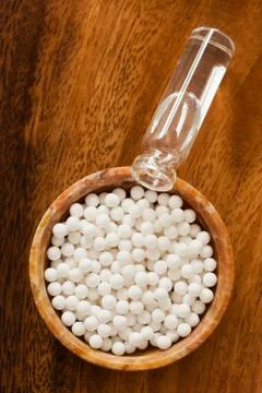 Homeopathy medicine Stock Photos