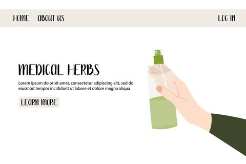 Homeopathy, naturopathy. Complementary, alternative, integrative, holistic me Stock Illustration
