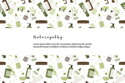 Homeopathy, naturopathy. Complementary, alternative, integrative, holistic me Stock Illustration