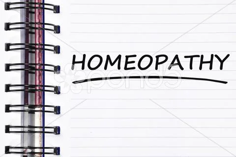 Homeopathy Words On Spring Note Book