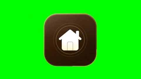 Homepage Navigation Button Dock With Green Screen Background. 库存影片 346681721