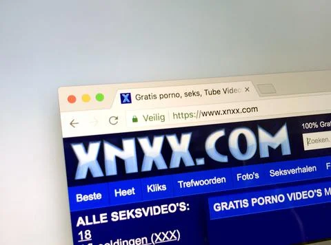 Homepage of xnxx.com Stock Photos