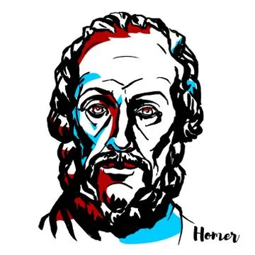 Homer Stock Illustration