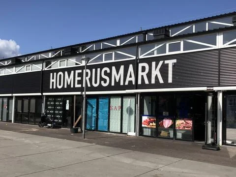 Homerusmarkt - Almere, the Netherlands Stock Photos