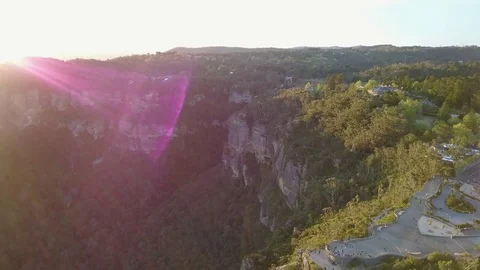 Homes in Bush Aerial Shot Stock-Footage 80943473