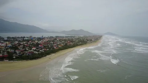 Homes from a drone Stock Footage 74924501