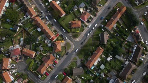Homes in England Stock Footage 203891294