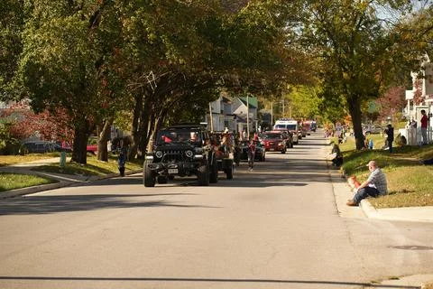 Hometown parade Stock Photos