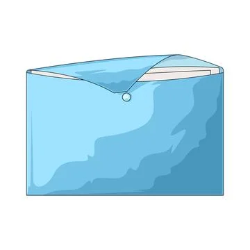 Homework folder illustration Stock Illustration