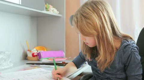 Homework Stock Footage 22101130