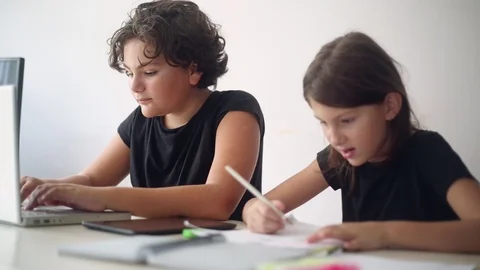 Homework Stock Footage 94142104