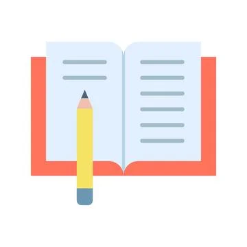 Homework icon vector image. Stock Illustration