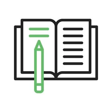 Homework icon vector image. Stock Illustration