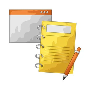 Homework illustration Stock Illustration