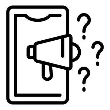 Homework question icon outline vector. Parent kid Illustrazione stock