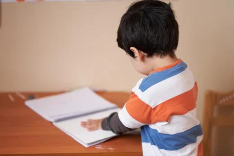 Homework school activities Stock Photos