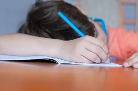 Homeworks are difficult Stock Photos