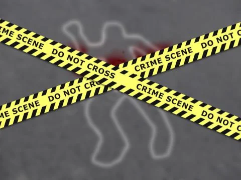 Homicide Stock Illustration