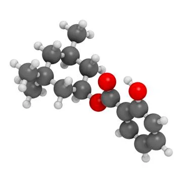 Homosalate sunscreen molecule Stock Illustration