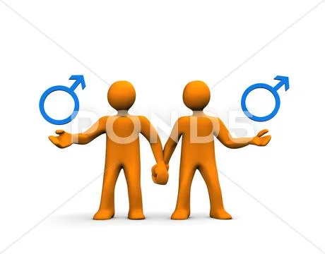 Homosexual gay Stock Illustration