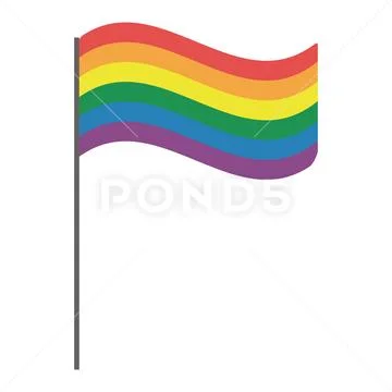 Homosexual proud cartoon Stock Illustration