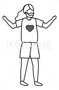 Homosexual proud cartoon Stock Illustration