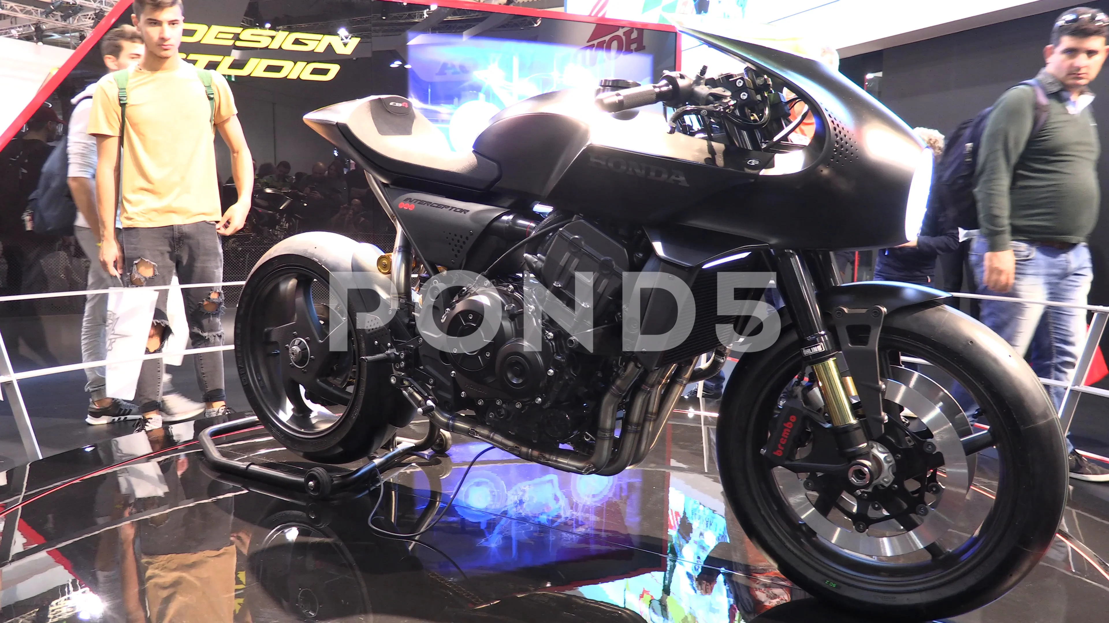 Honda Cb4 Interceptor Concept Eicma Motorbike Show Video