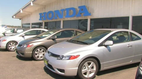 Honda Sign Stock Footage 320369