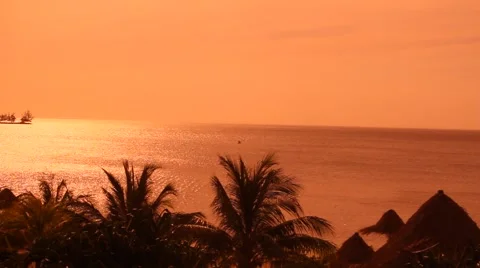 Honduran sunset 스톡 동영상 48061690