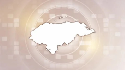 Honduras Animated Map Stock Footage 275634150