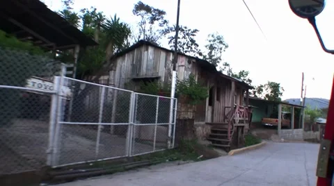 Honduras Drive By Video stock 8665909