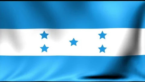 Honduras Flag. Background Seamless Looping Animation. 4K High Definition Video Stock Footage 71839671